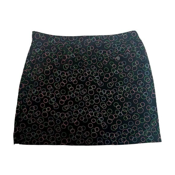 EP Pro Tech Golf Skort Size 18 Black Color Circle Side Zip Back Pocket - Picture 12 of 12